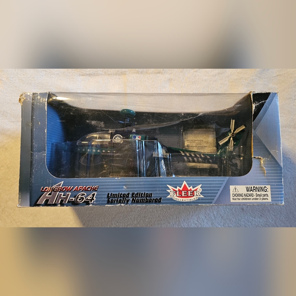 Seattle Mariners Longbow Apache AH-64 collectible helicopter